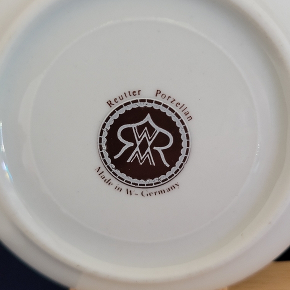 3-Vintage Landscape Reutter Porzellan W-Germany Small Plate Porcelain 3 1/2" - Picture 9 of 14